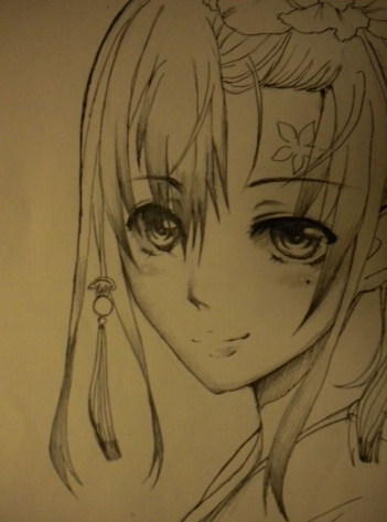 素描动漫简单_动漫素描简单初学者_动漫素描简单可爱