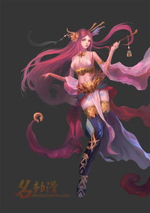 游戏美术美女,描绘虚拟世界的艺术精灵